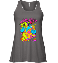 Load image into Gallery viewer, Disney Aladdin Genie In A Shirt Retro Abstract Women's Racerback Tank
