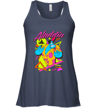 Load image into Gallery viewer, Disney Aladdin Genie In A Shirt Retro Abstract Women's Racerback Tank
