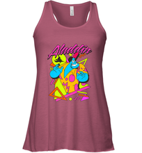 Load image into Gallery viewer, Disney Aladdin Genie In A Shirt Retro Abstract Women's Racerback Tank
