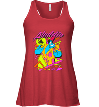 Load image into Gallery viewer, Disney Aladdin Genie In A Shirt Retro Abstract Women's Racerback Tank
