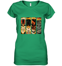 Load image into Gallery viewer, Marvel Ghost Rider Ghost Racers Spirits of Vengeance Women's V-Neck T-Shirt
