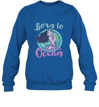 Load image into Gallery viewer, Disney Moana Born To Be In The Ocean Painted Crewneck Sweatshirt
