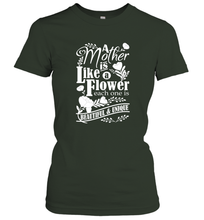 Load image into Gallery viewer, A mother is like a flower each one is beautiful and unique Women's T-Shirt
