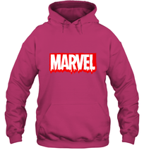 Load image into Gallery viewer, Marvel Logo Melting Letters Halloween Hooded Sweatshirt
