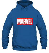 Load image into Gallery viewer, Marvel Logo Melting Letters Halloween Hooded Sweatshirt
