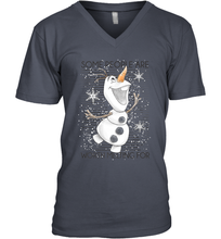 Load image into Gallery viewer, Disney Frozen Olaf Some People Are Worth Melting For Men's V-Neck
