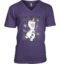Load image into Gallery viewer, Disney Frozen Olaf Some People Are Worth Melting For Men's V-Neck
