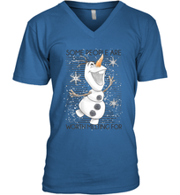 Load image into Gallery viewer, Disney Frozen Olaf Some People Are Worth Melting For Men's V-Neck
