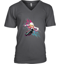 Load image into Gallery viewer, Marvel Rising Secret Warriors Ghost Spider Action Pose Men's V-Neck
