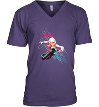 Load image into Gallery viewer, Marvel Rising Secret Warriors Ghost Spider Action Pose Men's V-Neck
