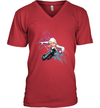 Load image into Gallery viewer, Marvel Rising Secret Warriors Ghost Spider Action Pose Men's V-Neck
