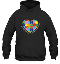 Load image into Gallery viewer, April is autism awareness month T shirt Hooded Sweatshirt

