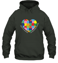 Load image into Gallery viewer, April is autism awareness month T shirt Hooded Sweatshirt
