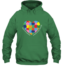 Load image into Gallery viewer, April is autism awareness month T shirt Hooded Sweatshirt
