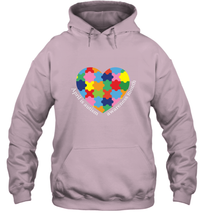 Load image into Gallery viewer, April is autism awareness month T shirt Hooded Sweatshirt
