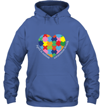 Load image into Gallery viewer, April is autism awareness month T shirt Hooded Sweatshirt
