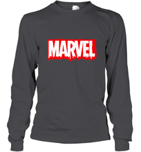 Load image into Gallery viewer, Marvel Logo Melting Letters Halloween Long Sleeve T-Shirt
