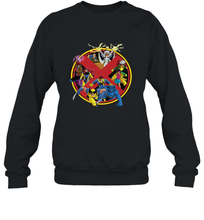 Load image into Gallery viewer, Marvel X Men Animated Series Logo Retro 90s Crewneck Sweatshirt
