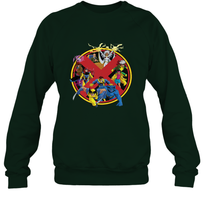 Load image into Gallery viewer, Marvel X Men Animated Series Logo Retro 90s Crewneck Sweatshirt
