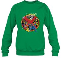 Load image into Gallery viewer, Marvel X Men Animated Series Logo Retro 90s Crewneck Sweatshirt

