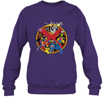 Load image into Gallery viewer, Marvel X Men Animated Series Logo Retro 90s Crewneck Sweatshirt
