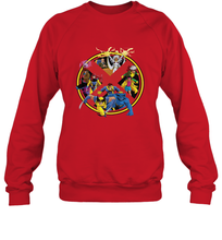Load image into Gallery viewer, Marvel X Men Animated Series Logo Retro 90s Crewneck Sweatshirt
