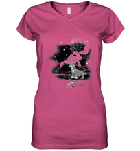 Load image into Gallery viewer, Disney Lion King Young Simba Star Gazing Women's V-Neck T-Shirt

