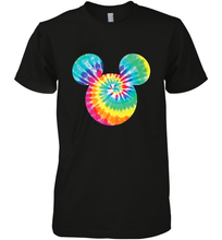 Load image into Gallery viewer, Disney Mickey Mouse Icon Rainbow Tie Dye Men's Premium T-Shirt
