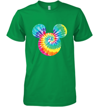 Load image into Gallery viewer, Disney Mickey Mouse Icon Rainbow Tie Dye Men's Premium T-Shirt
