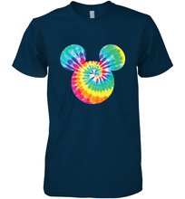 Load image into Gallery viewer, Disney Mickey Mouse Icon Rainbow Tie Dye Men's Premium T-Shirt
