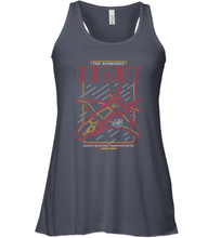Load image into Gallery viewer, Marvel Avengers Quinjet Neon Lights Women's Racerback Tank
