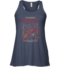 Load image into Gallery viewer, Marvel Avengers Quinjet Neon Lights Women's Racerback Tank
