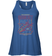Load image into Gallery viewer, Marvel Avengers Quinjet Neon Lights Women's Racerback Tank
