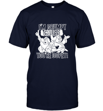 Load image into Gallery viewer, Disney Snow White Grumpy Cause You're Dopey Men's T-Shirt
